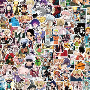 Anime Sticker Pack - 50 Unique Stickers | Otakumise otakumise