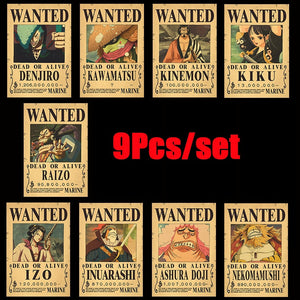 10Pcs/set One Piece Posters Otakumise